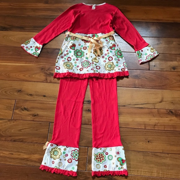 Ann Loren Girl's Outfit (Top & Pants)(NWOT) - Picture 2 of 6